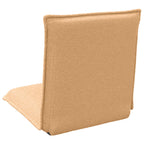 Verstellbarer Fußsessel Beige Schafstoff