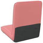 Verstellbarer Fußsessel Rosa Kunstleder