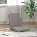 Verstellbarer Fußsessel Taupe Stoff
