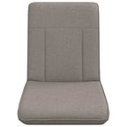 Verstellbarer Fußsessel Taupe Stoff