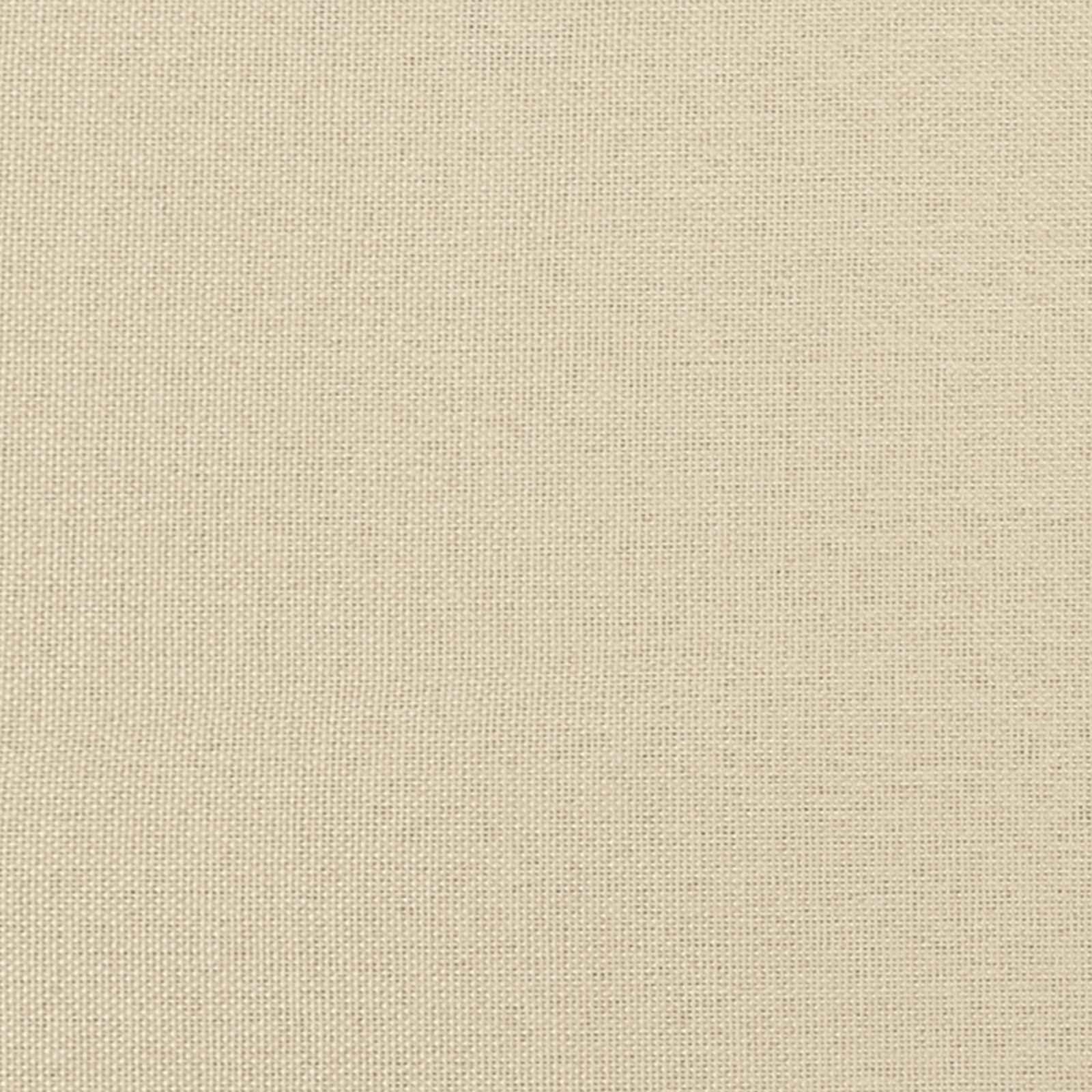 Verstellbarer Fußsessel Creme Stoff