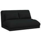 Verstellbarer Fußsessel Schwarz Stoff