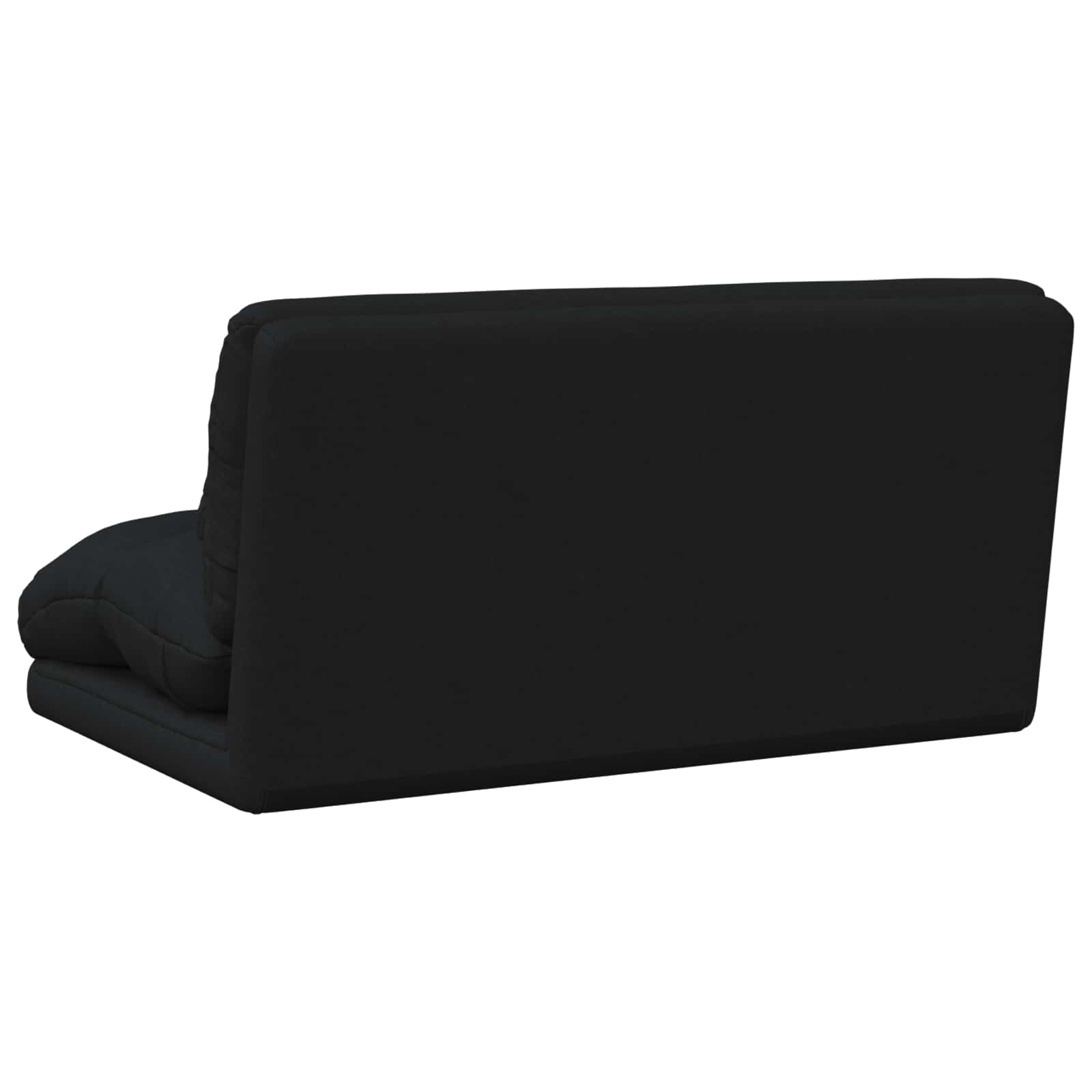 Verstellbarer Fußsessel Schwarz Stoff