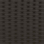 Liegebank mit Tisch Schwarz und Cremeweiß 126 x 65 x 112 cm