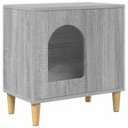 Katzenhaus Graues Sonoma 51 x 30 x 52 cm Holzwerkstoff