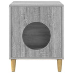 Katzenhaus Graues Sonoma 42,5 x 40 x 53 cm Holzwerkstoff