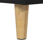 Katzenhaus Schwarz 72 x 42,5 x 70 cm Holzwerkstoff