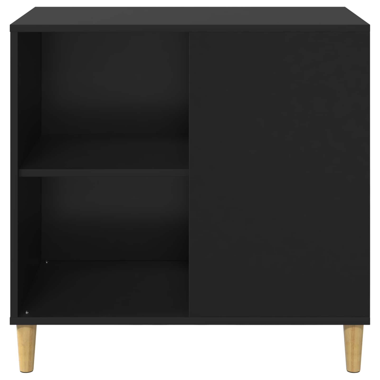 Katzenhaus Schwarz 72 x 42,5 x 70 cm Holzwerkstoff
