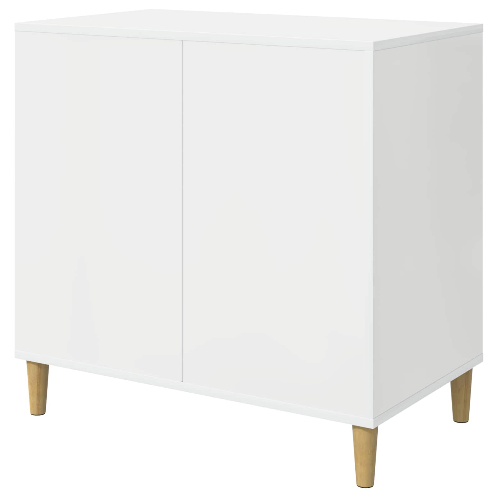 Katzenhaus Glänzend Weiß 72 x 42,5 x 70 cm Holzwerkstoff