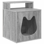 Katzenhaus Graues Sonoma 42,5 x 40 x 53,5 cm Holzwerkstoff