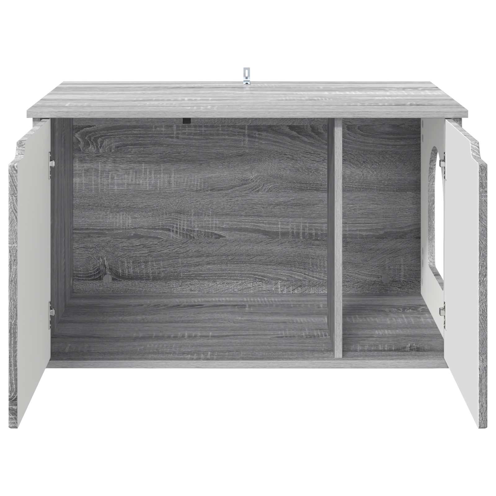 Katzenhaus Graues Sonoma 85 x 55 x 50,5 cm Holzwerkstoff