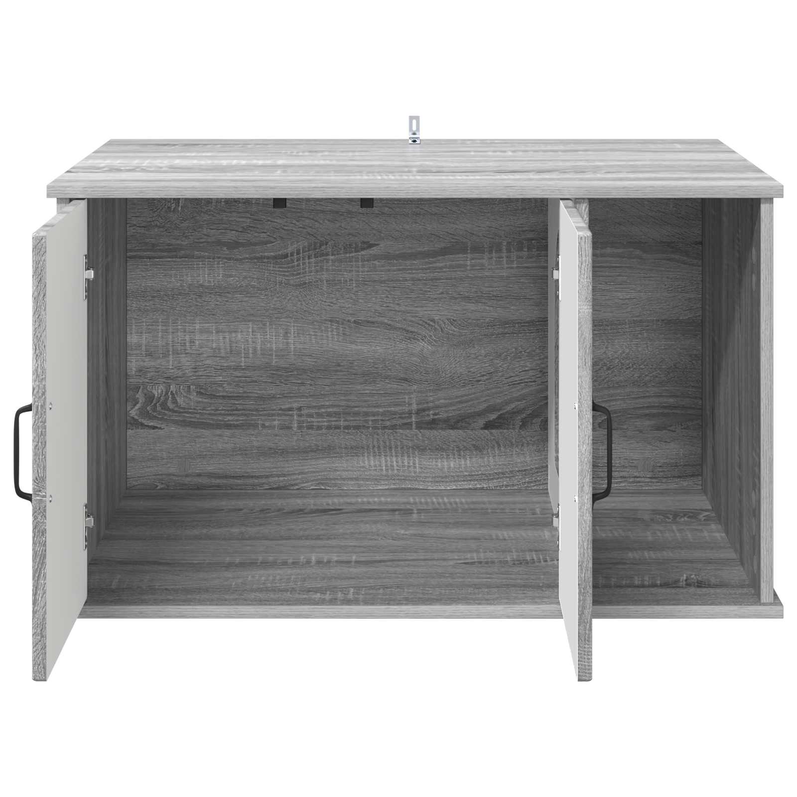 Katzenhaus Graues Sonoma 85 x 55 x 50 cm Holzwerkstoff