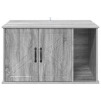 Katzenhaus Graues Sonoma 85 x 55 x 50 cm Holzwerkstoff