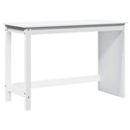 Schreibtisch Weiß 112 x 50 x 75 cm Massivholz Kiefer