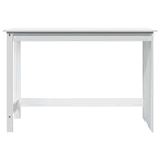 Schreibtisch Weiß 112 x 50 x 75 cm Massivholz Kiefer