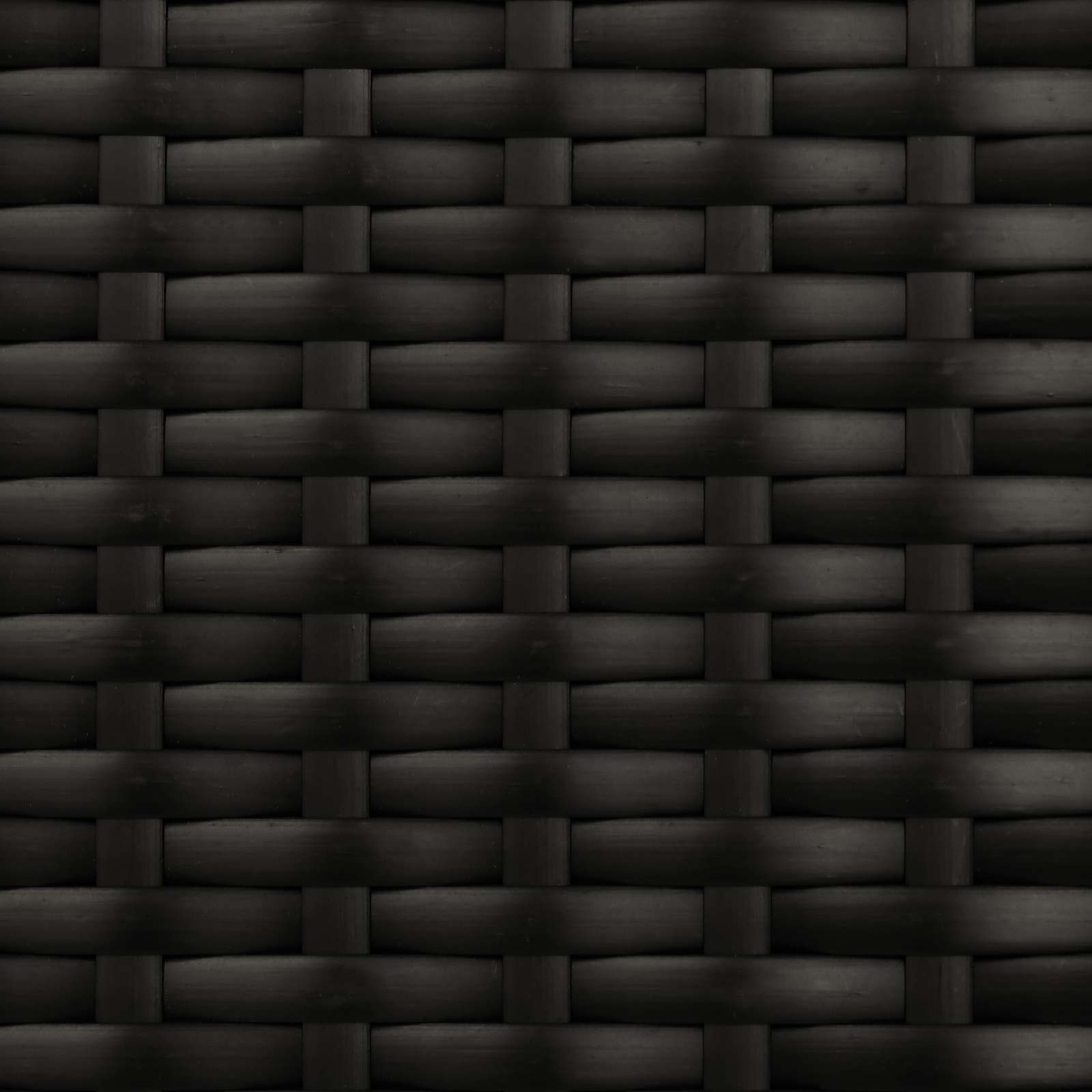 Garten Liegesofa Set Schwarz und Türkis 164 x 164 x 112 cm