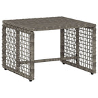 Gartenmöbel-Set mit Kissen 5 pcs Grau