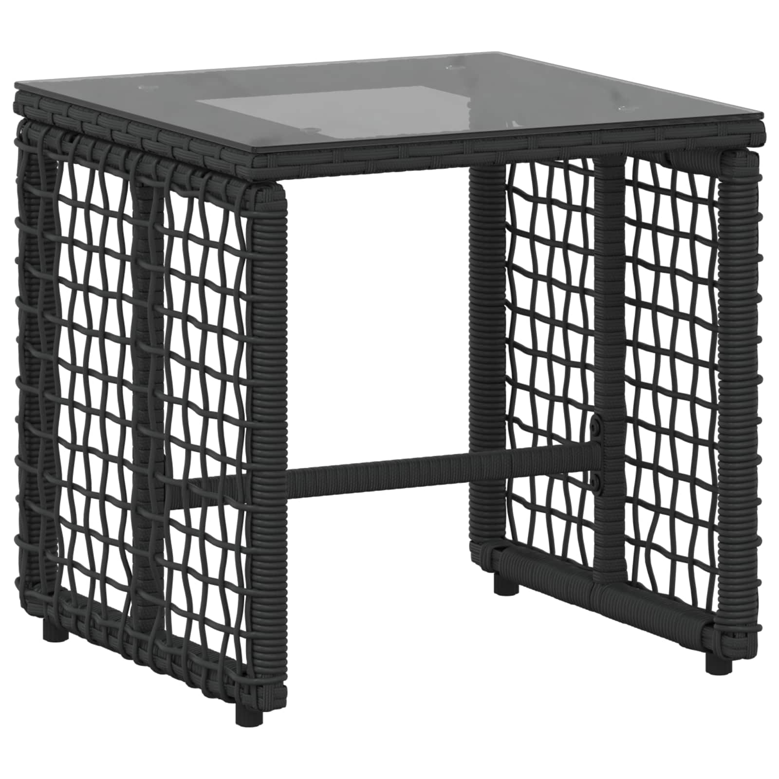 Gartenmöbel-Set mit Kissen 5 pcs Schwarz und Türkis