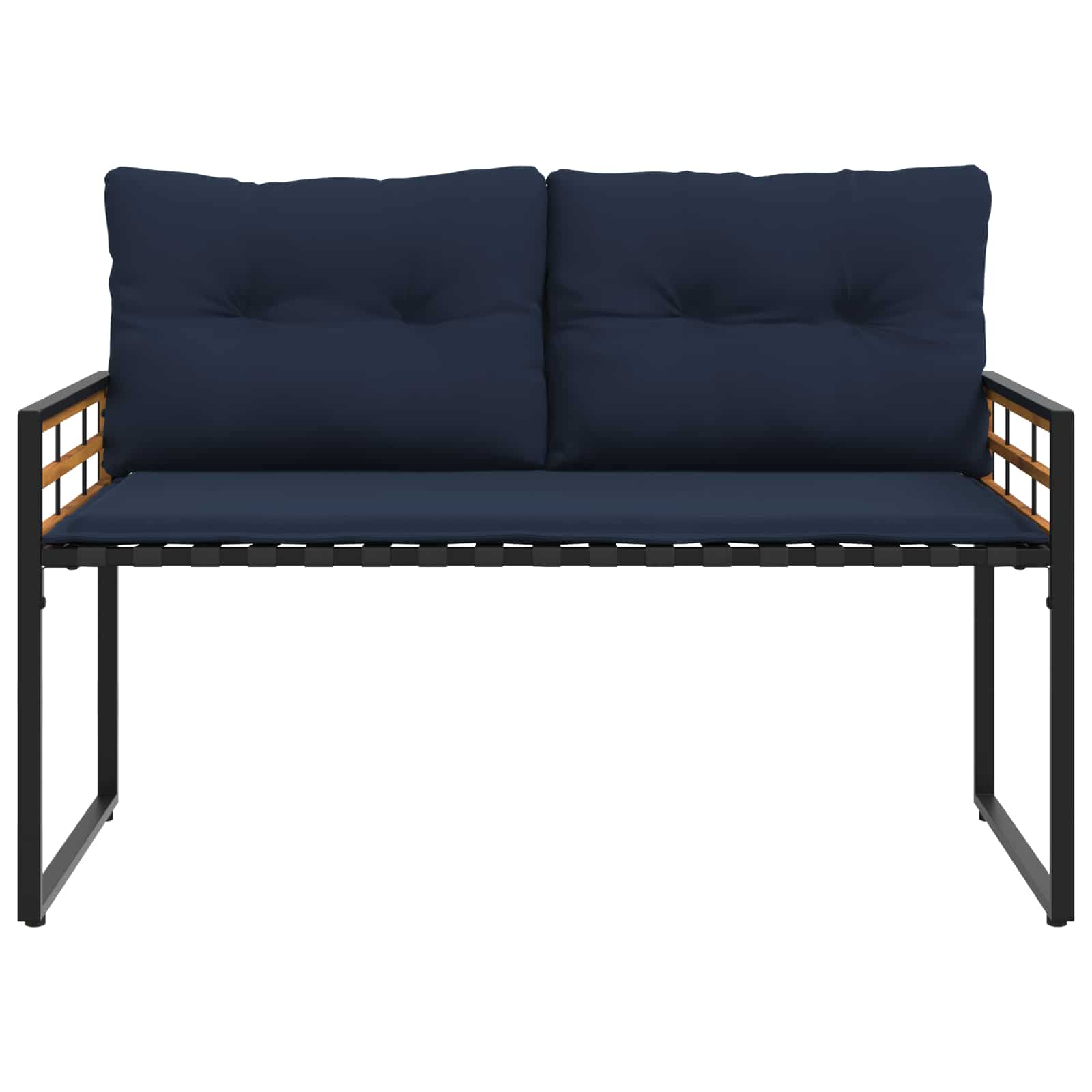 Gartenmöbel Set mit Kissen 4 pcs Marineblau