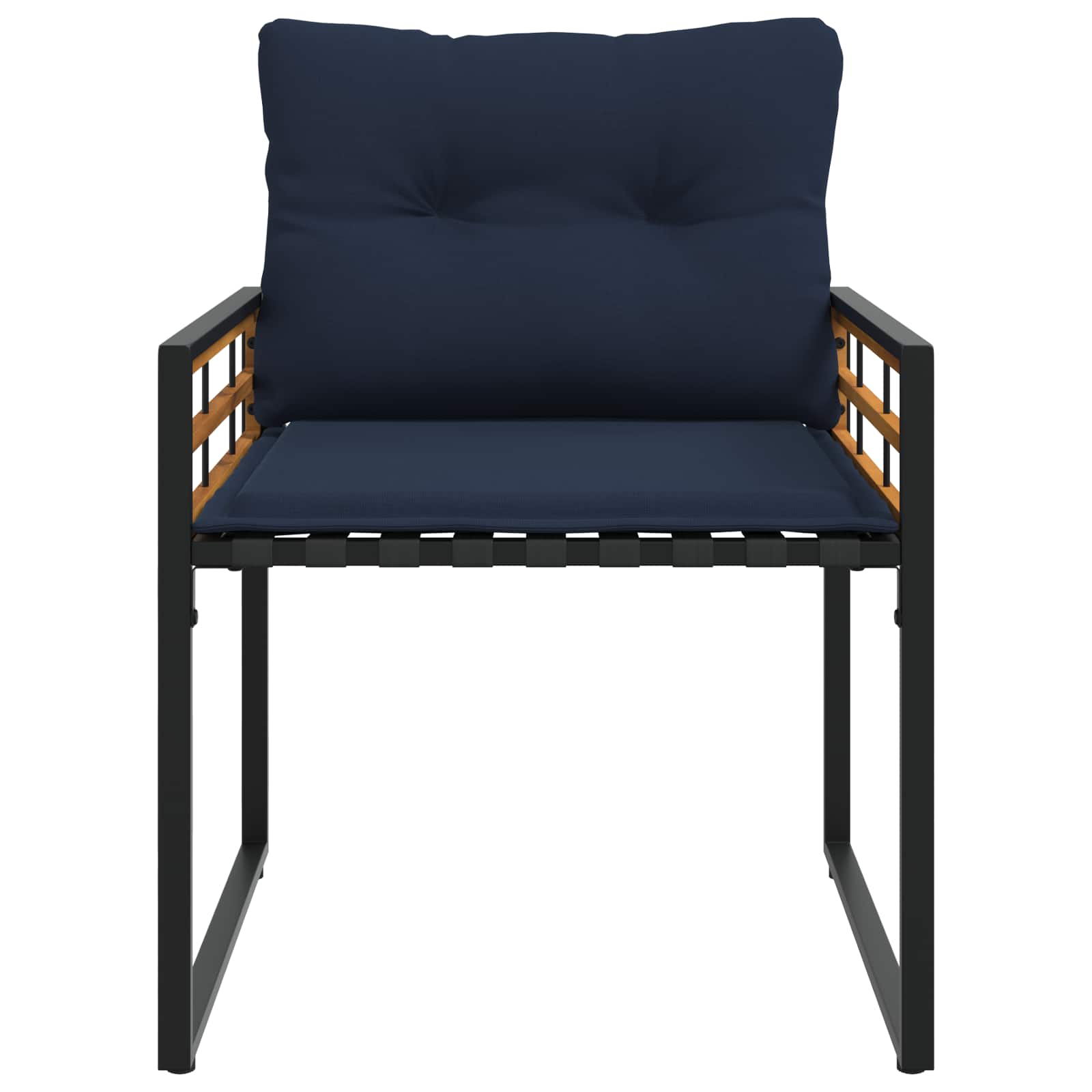 Gartenmöbel Set mit Kissen 3 pcs Marineblau