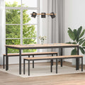 Esstisch Natur 200 x 100 x 75 cm Massives Kiefernholz