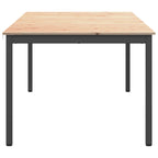 Esstisch Natur 200 x 100 x 75 cm Massives Kiefernholz