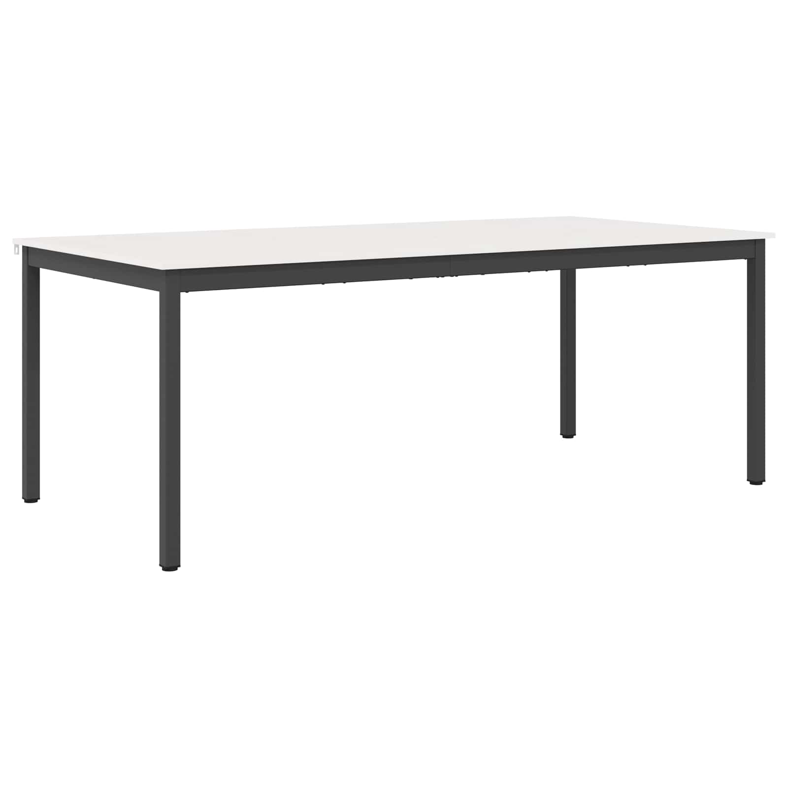 Esstisch Weiß 200 x 100 x 75 cm Massives Kiefernholz