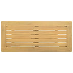 Gartenkonsole Tisch Helles Akazienholz 80 x 35 x 75 cm