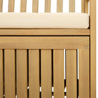 Sitzbank mit Stauraum mit Kissen mit Speicher 120 x 63 x 84 cm
