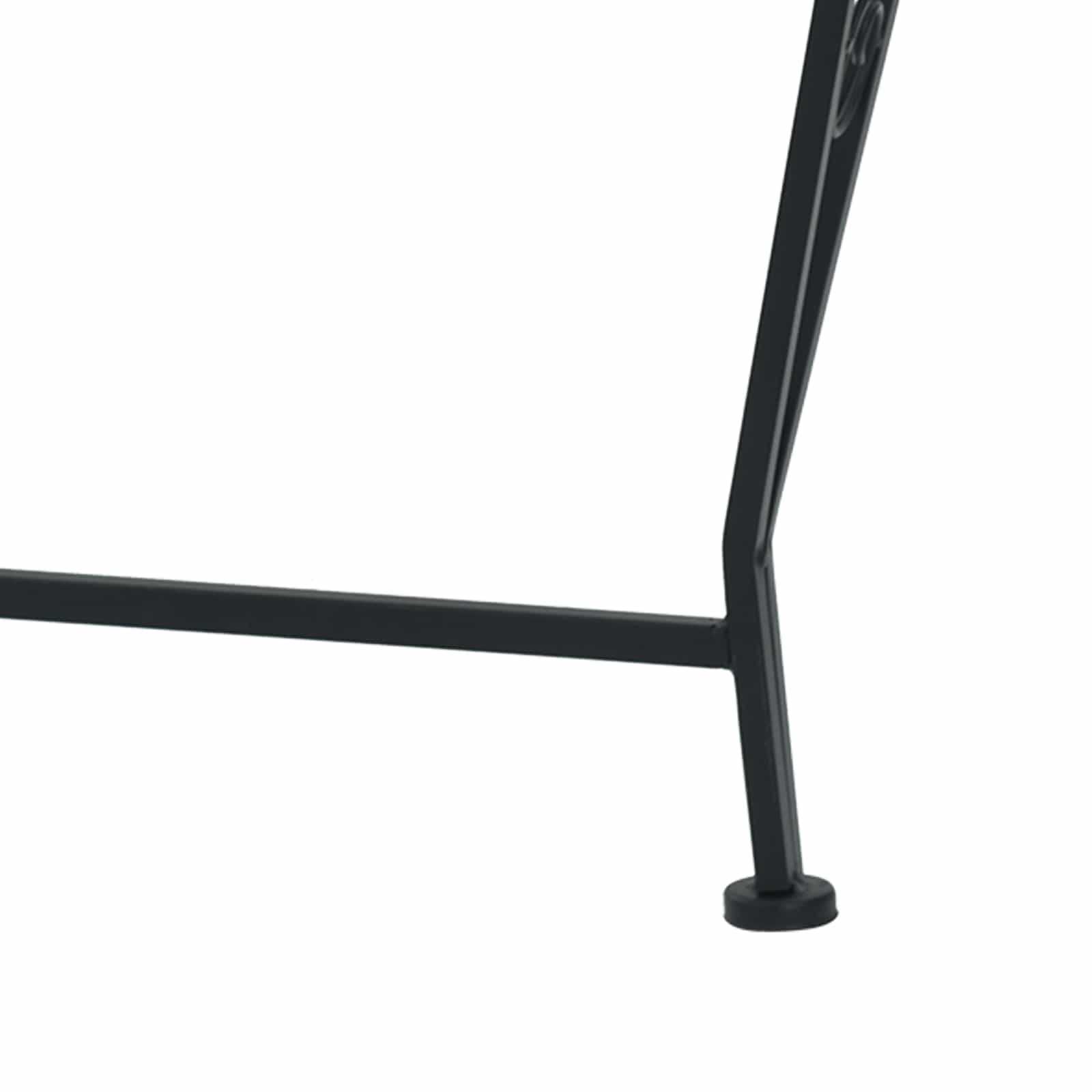 Baumbank Ø 160 x 89 cm Stahl Schwarz Rund