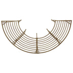 Baumbank 4-Sitzanzahl 160 x 80 x 44 cm Stahl Antikbraun