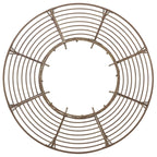 Baumbank 8-Sitzanzahl Ø 160 x 89 cm Stahl Antikbraun Rund