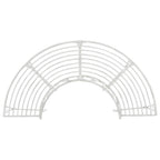 Baumbank 4-Sitzanzahl 160 x 80 x 89 cm Stahl Antik Weiß
