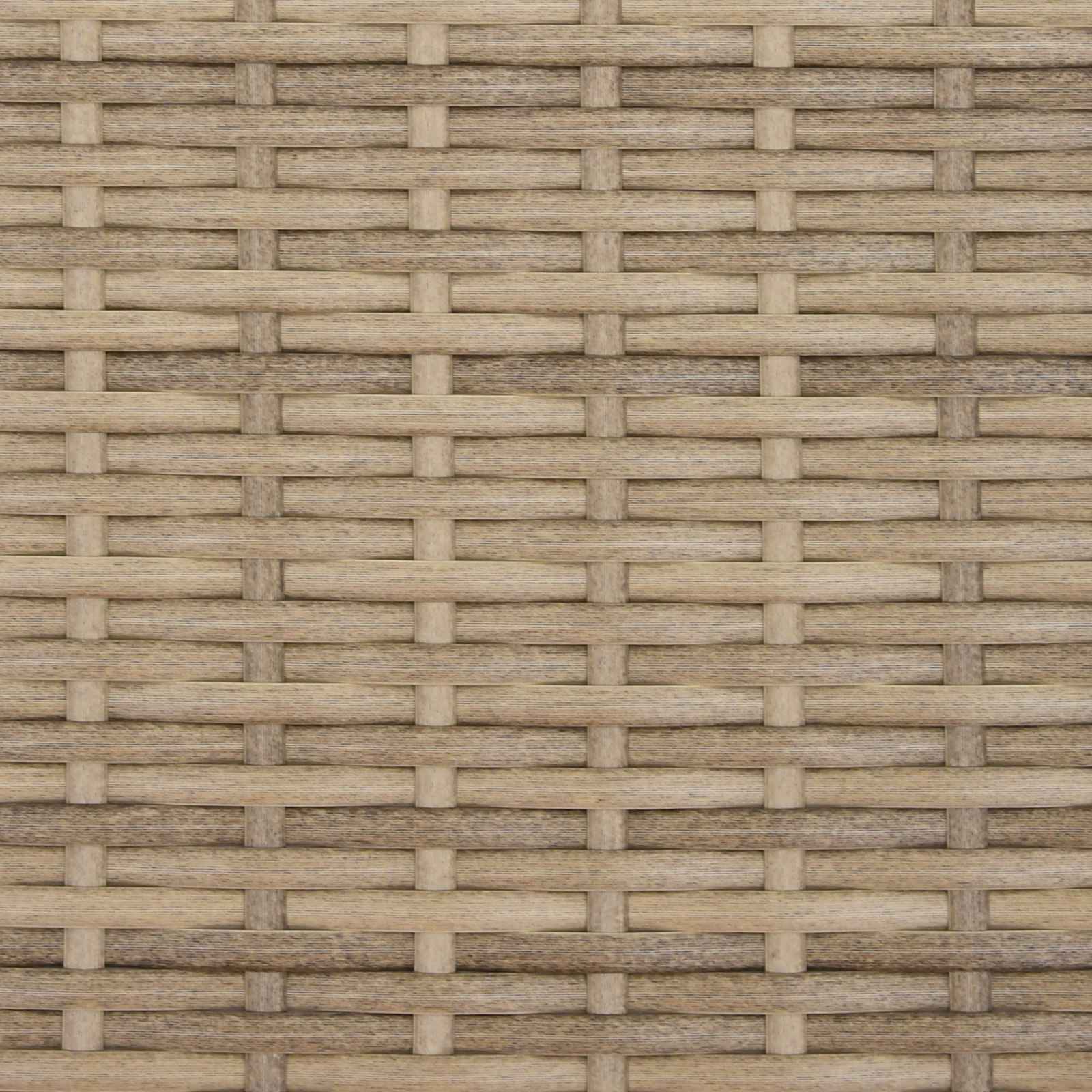 Verstellbarer Gartenstuhl Beige und Hellgrau