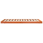 Bettrahmen Wachsbraun 90 x 190 cm Massives Kiefernholz