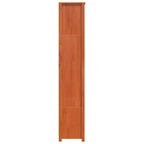 Bücherregal Wachsbraun 80 x 35 x 183 cm Massives Kiefernholz