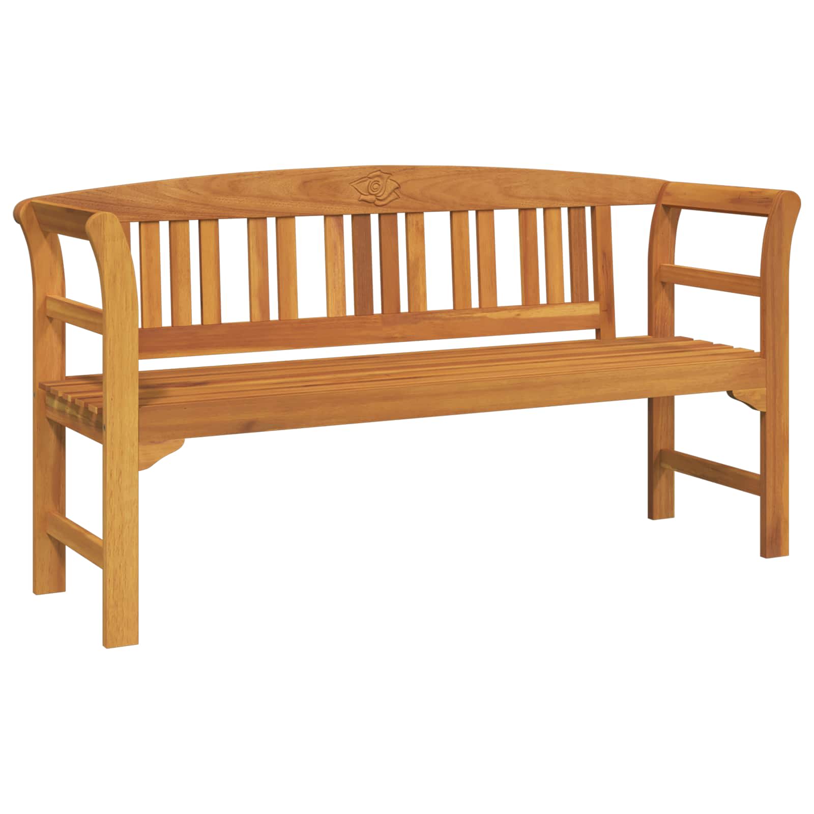 Gartenrosen-Lounge-Set 4 pcs Massivholz Akazie