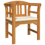Gartenrosen-Lounge-Set mit Kissen 3 pcs Massivholz Akazie