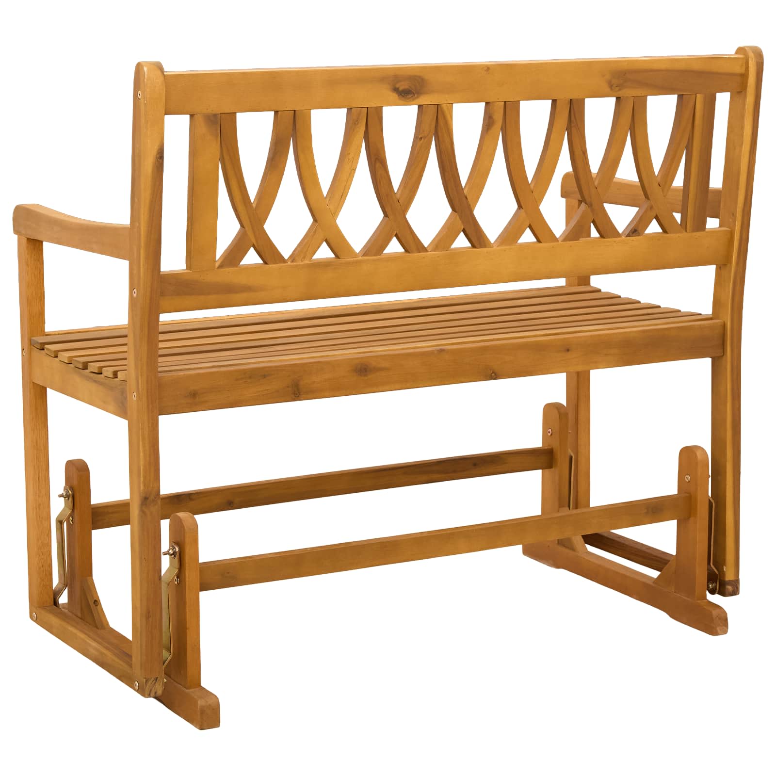 Garten Schaukeltbank Natur 110 x 59 x 97 cm Massivholz Akazie