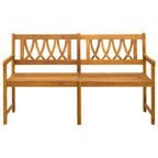 Bank Outdoor Natur 150 x 55,5 x 90 cm Massivholz Akazie