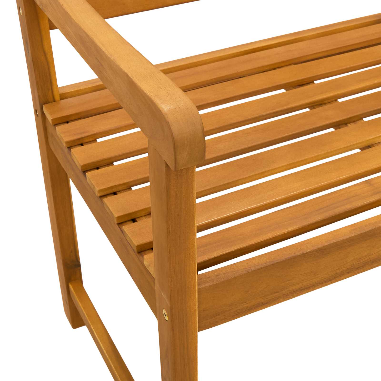 Bank Outdoor Natur 220 x 55,5 x 90 cm Massivholz Akazie