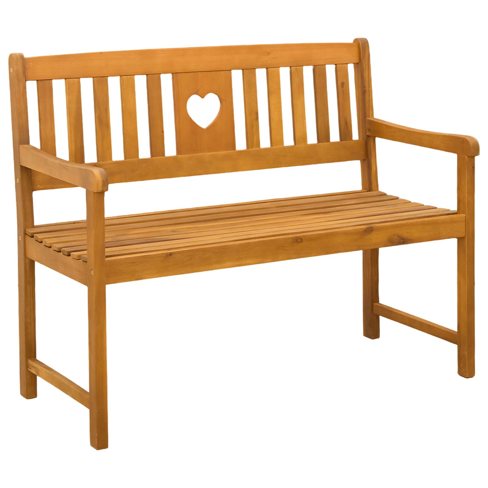 Bank Outdoor Natur 110 x 55,5 x 90 cm Massivholz Akazie