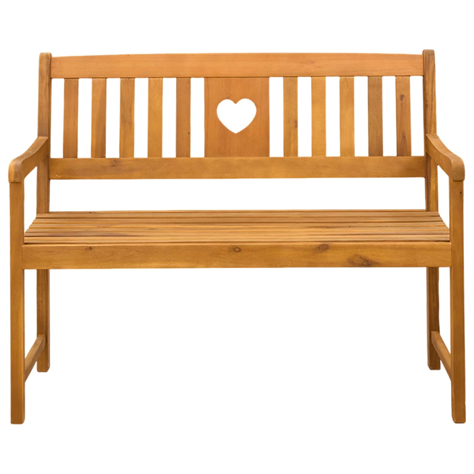 Bank Outdoor Natur 110 x 55,5 x 90 cm Massivholz Akazie