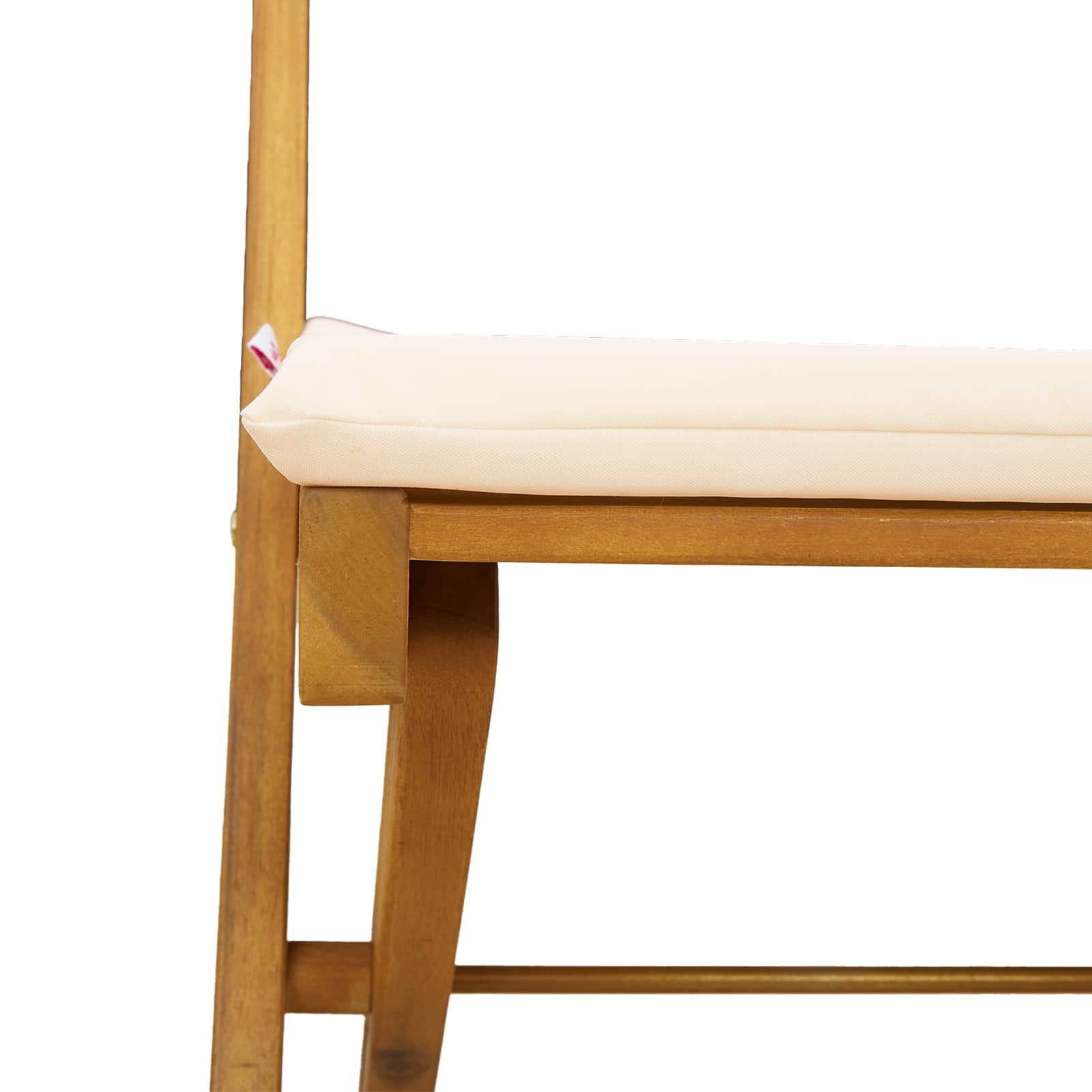 Außen Bistro-Stühle 2 pcs Cremeweiß 40 x 53 x 80 cm