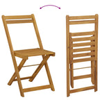 Außen Bistro-Stühle 2 pcs Cremeweiß 40 x 53 x 80 cm