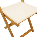 Außen Bistro-Stühle 4 pcs Cremeweiß 40 x 53 x 80 cm