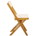 Außen Bistro-Stühle 4 pcs Cremeweiß 40 x 53 x 80 cm