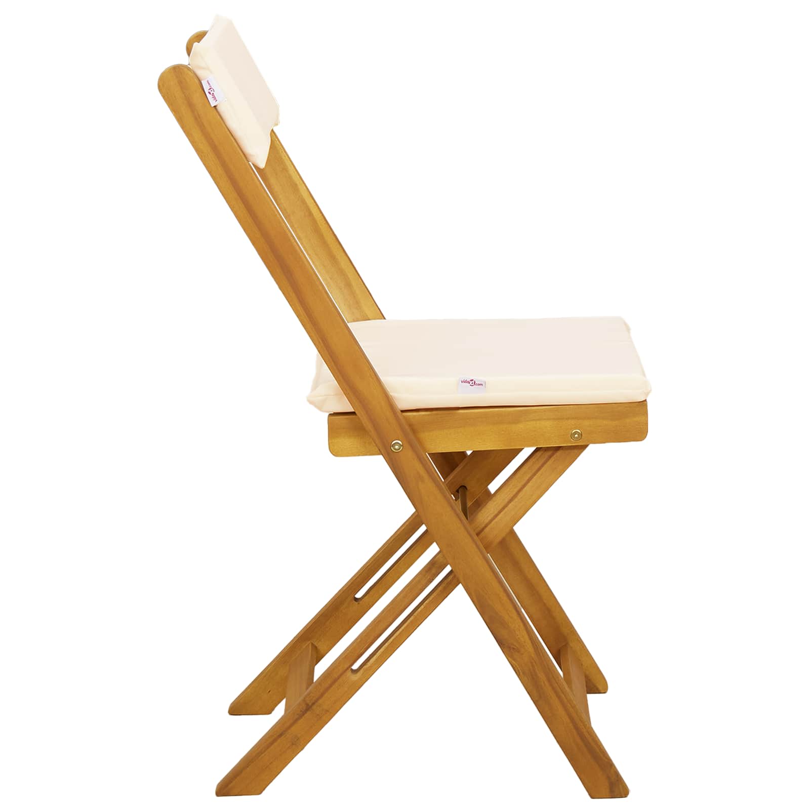 Außen Bistro-Stühle 4 pcs Cremeweiß 40 x 53 x 80 cm