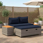 Outdoor-Sofagarnitur 4-Sitzanzahl 4 pcs 55 x 30 x 39 cm