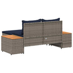 Outdoor-Sofagarnitur 4-Sitzanzahl 4 pcs 55 x 30 x 39 cm